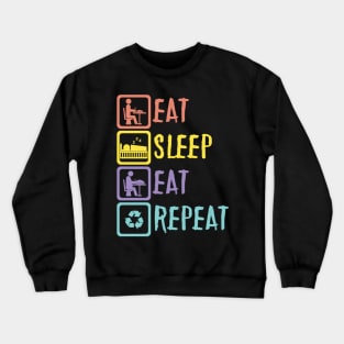 Eat Sleep Eat Repeat Crewneck Sweatshirt